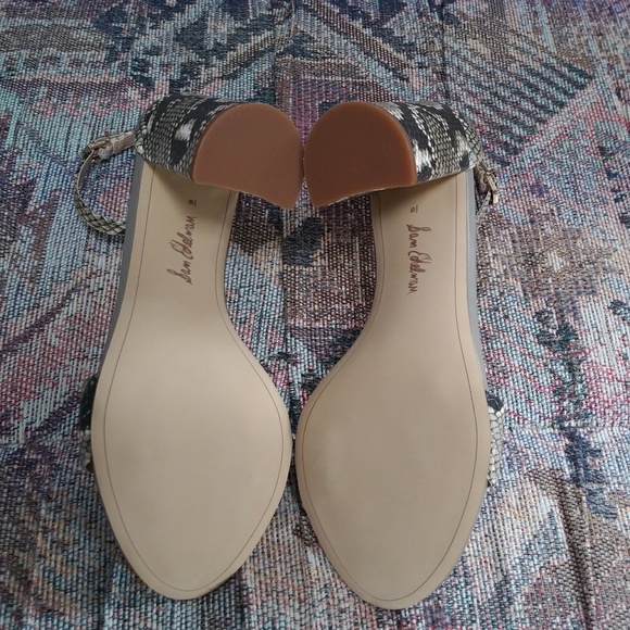 Sam Edelman Snake Skin Print Heels - Picture 5 of 8